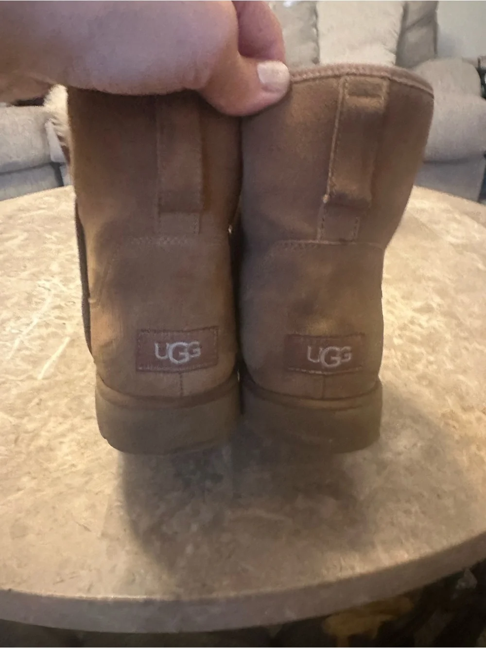UGG Womens Cory I| Genuine Shearling Lined Boot Chestnut size 8,5